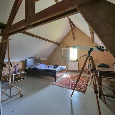 Les Champs D'hermier Avec Piscine Ferienhaus *